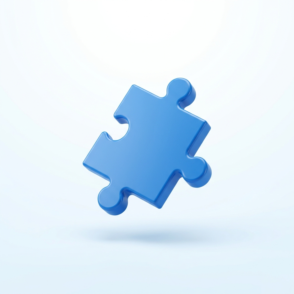 Puzzle piece representing a business challenge